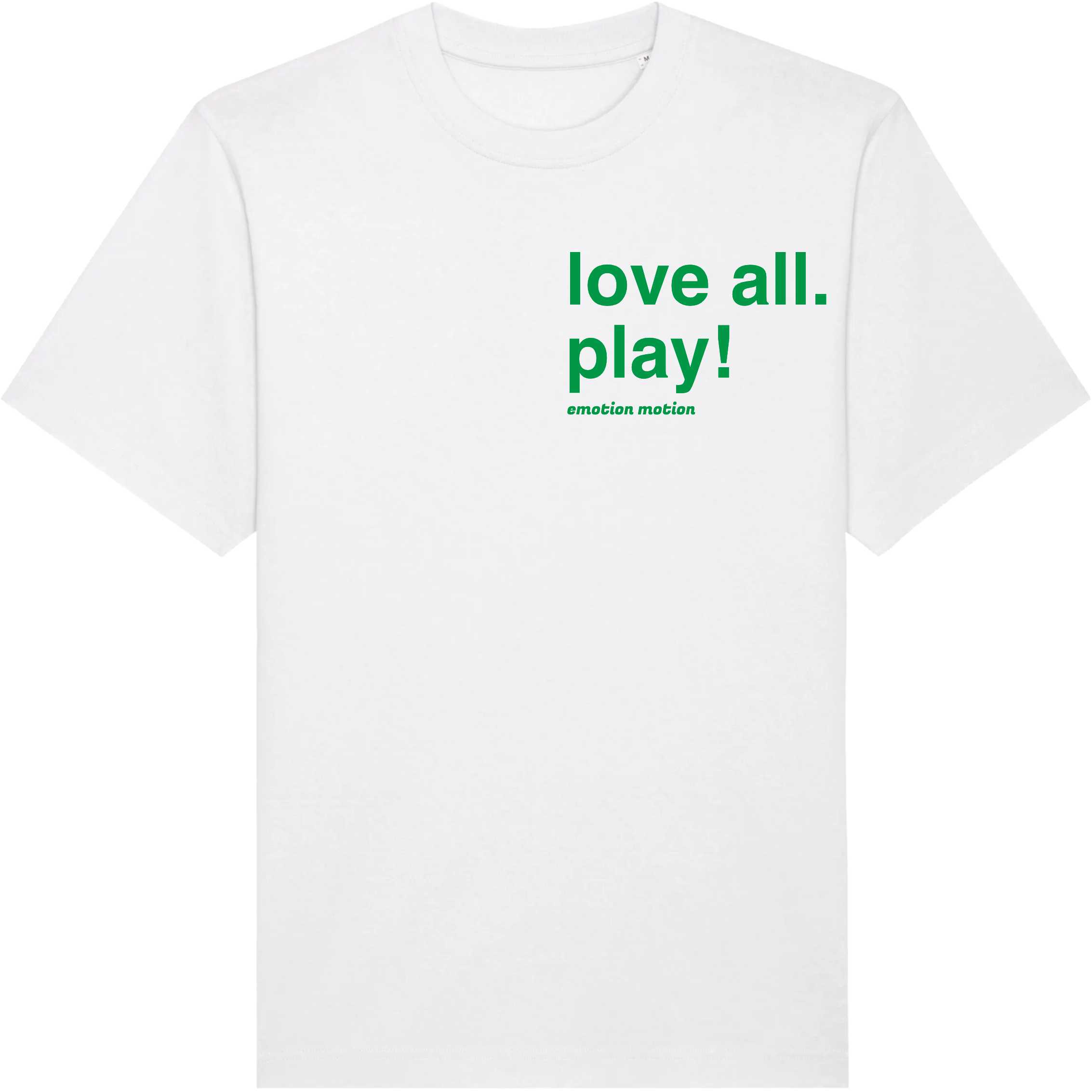 Marškinėliai "love all. play!"