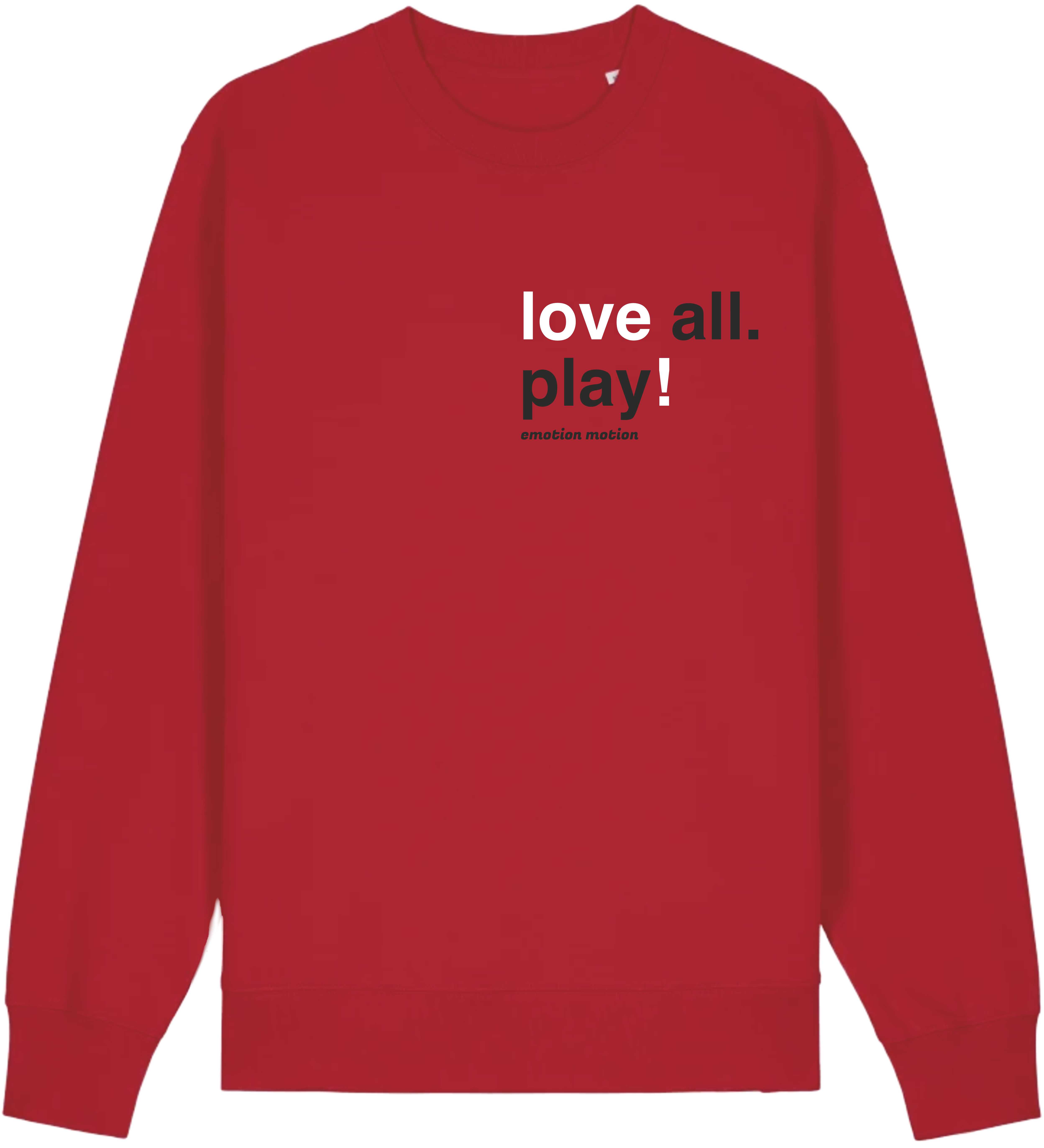 Džemperis "love all. play!"