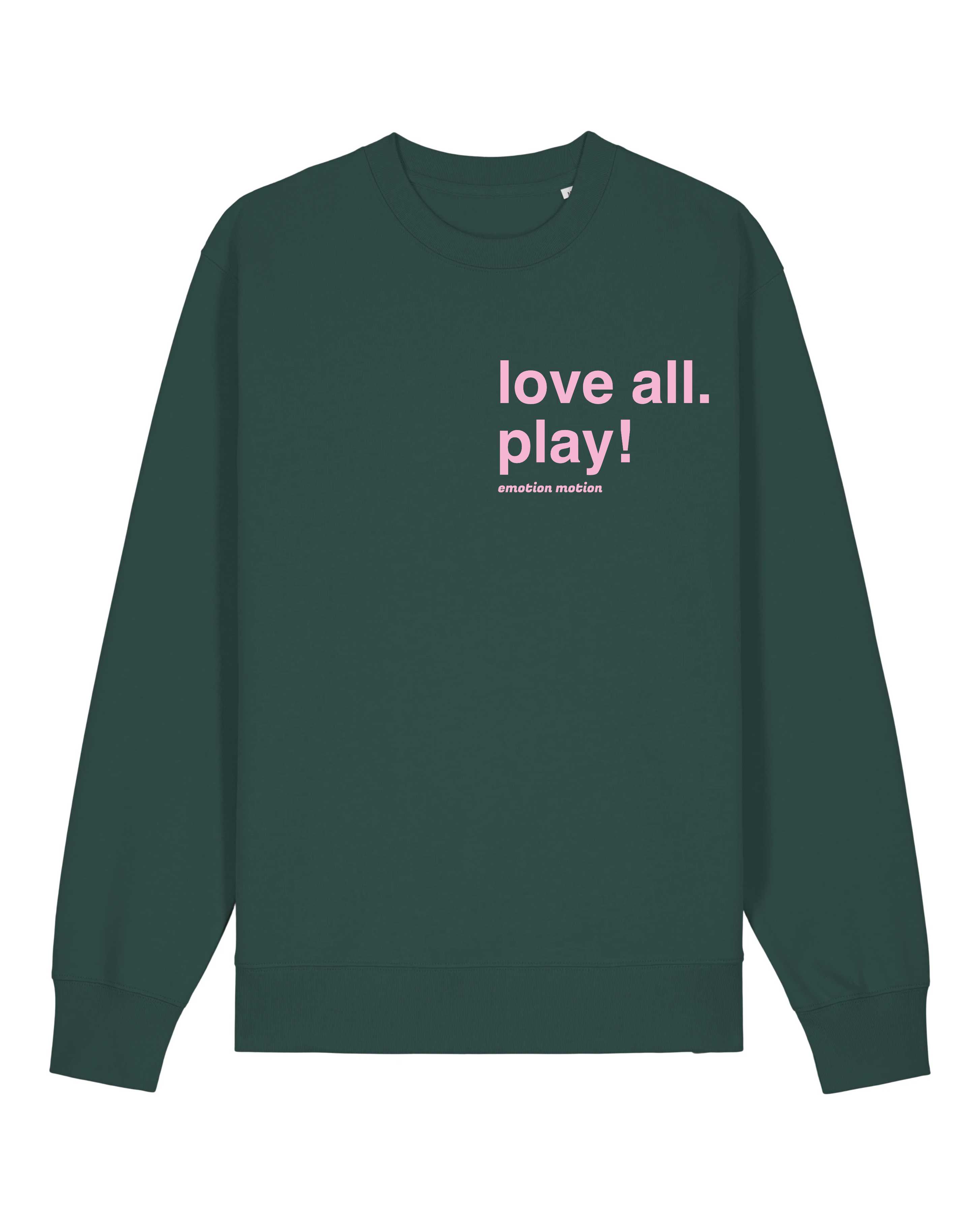 Džemperis "love all. play!"