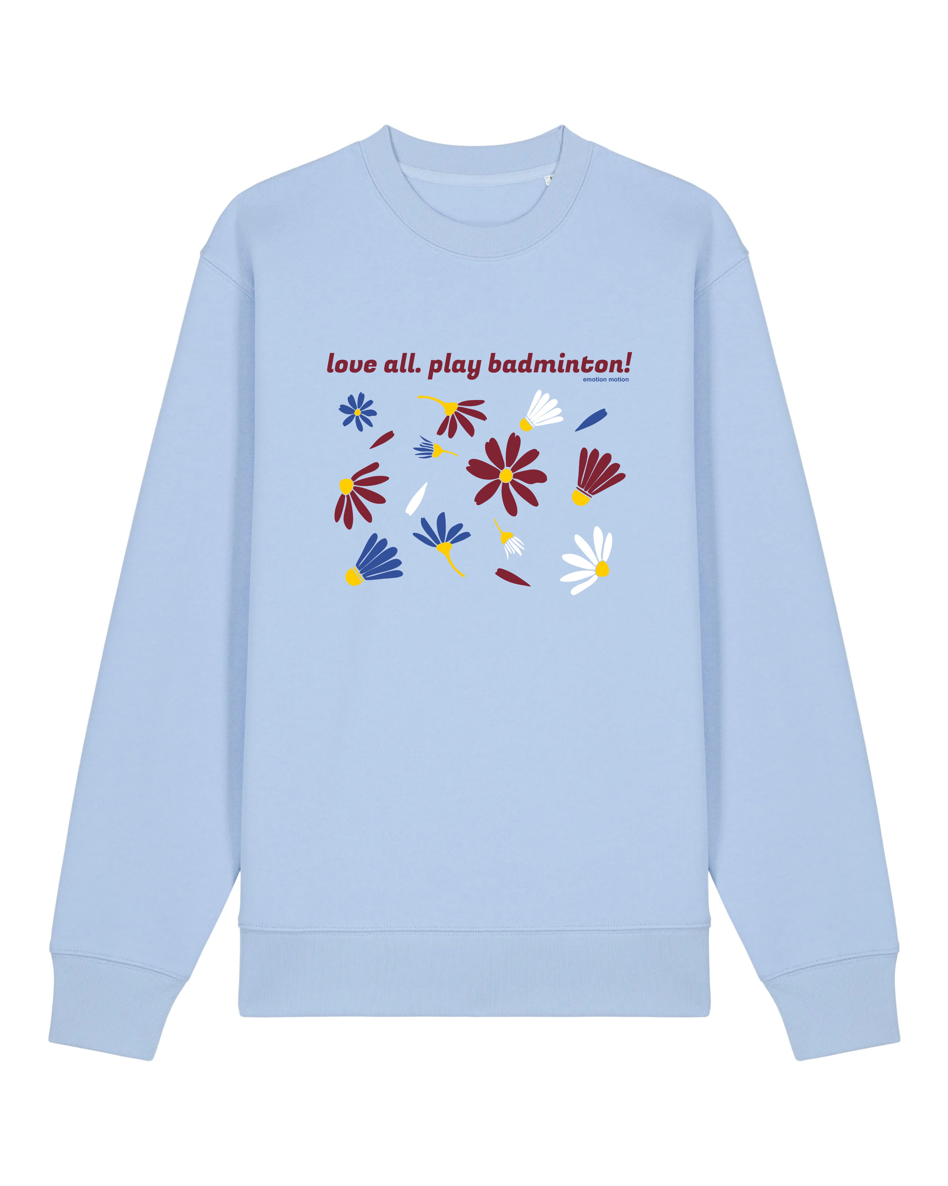 Džemperis "love all. play!" (Badminton)